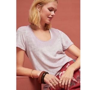 Anthropologie Tee Weekend velvet lilac
